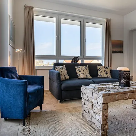 Апартаменты App 44 Penthouse Medusa, Strandresidenz Duenenperle Кюлунгсборн